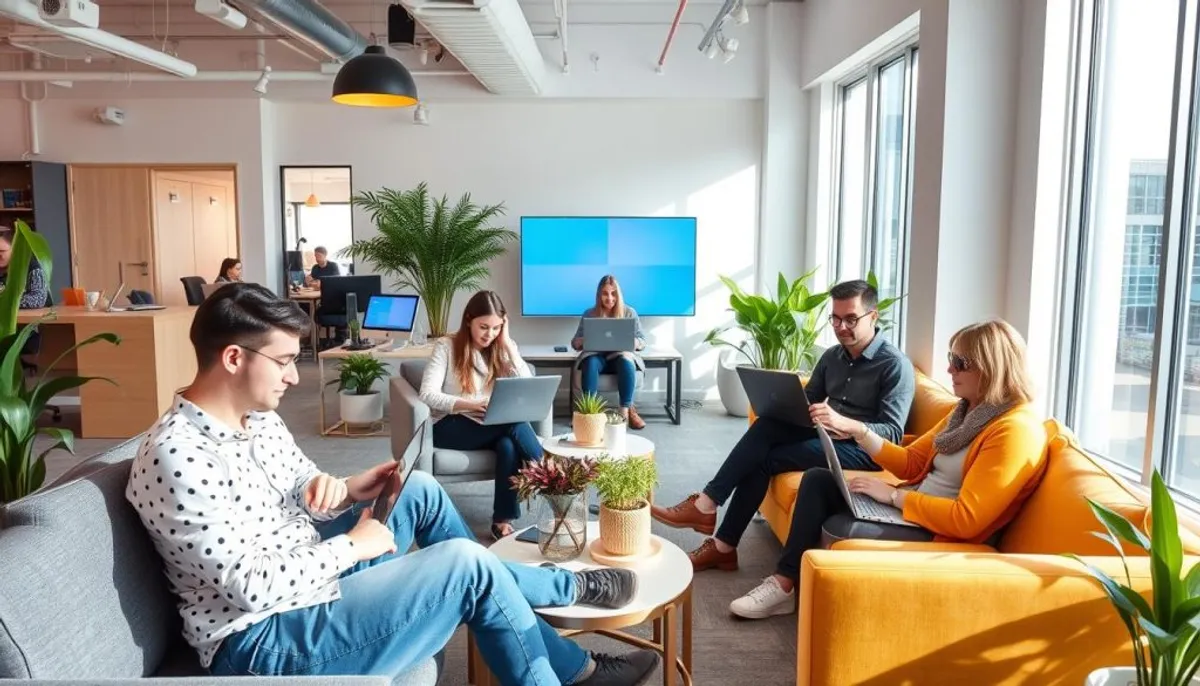 Virtual co-working